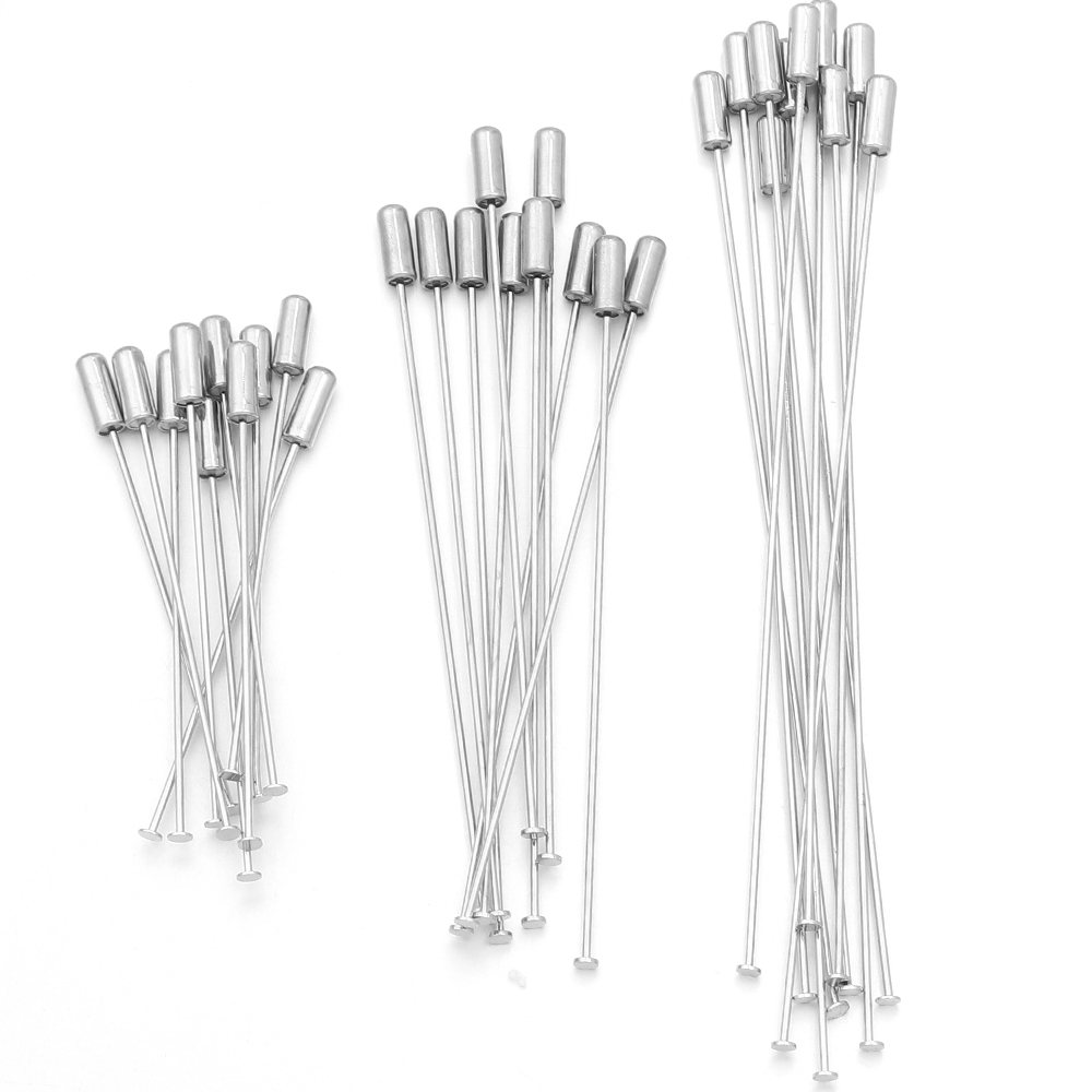 Jewelry Making Head Pins - 10 unidades de broches de cobre