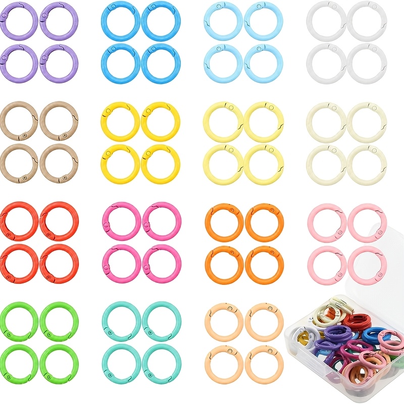 Jewelry Making Hoops - 100 piezas de anillos redondos de