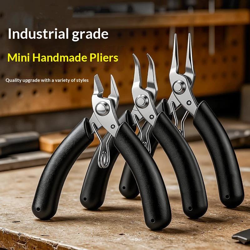 Jewelry Making Needle Nose Pliers - Alicates de punta curva mini de