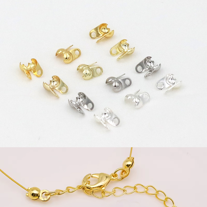 Jewelry Making Knots - Puntas de Calotte Chapadas en Oro