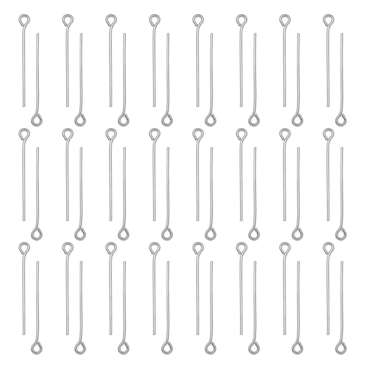 Jewelry Making Head Pins - Lote de 100 Piezas de Alfileres