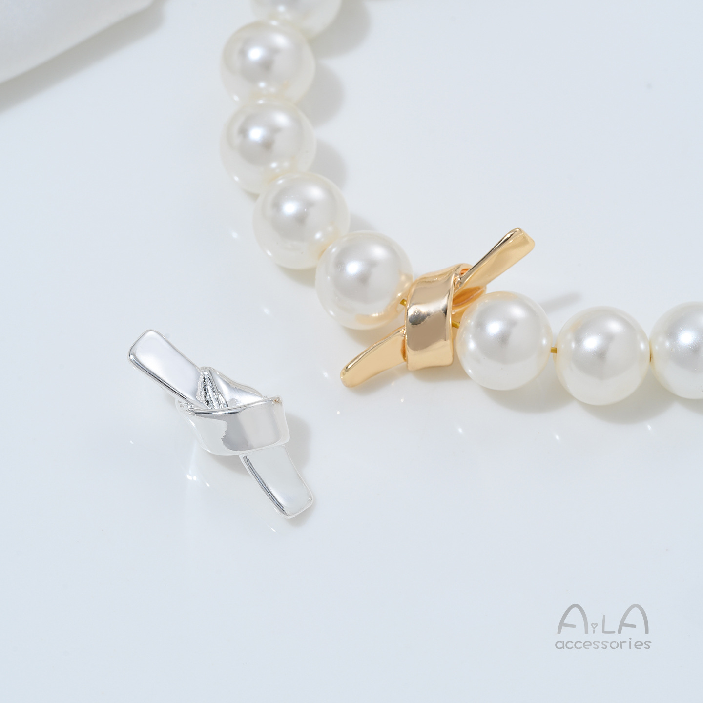 Jewelry Making Knots - Cuentas espaciadoras chapadas en cobre, color