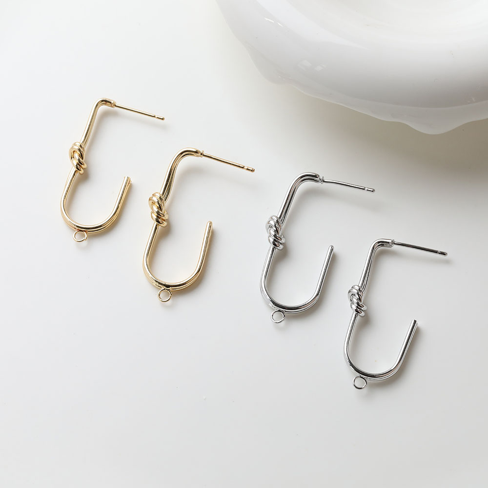 Jewelry Making Knots - Pendientes delicados anudados en forma de
