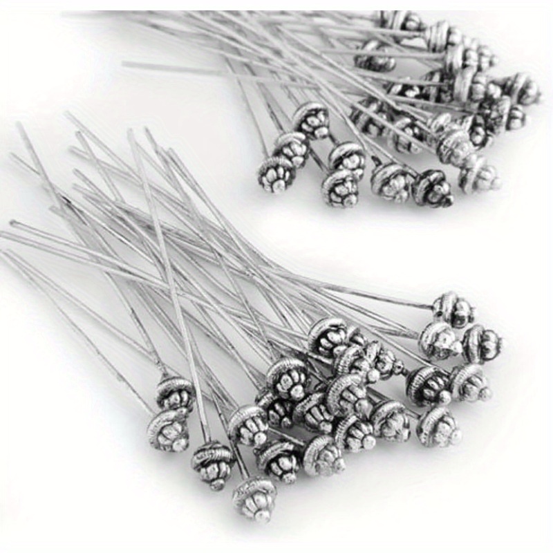10 agujas de 55 mm/2,17 pulgad - Jewelry Making Head Pins reseña y precio