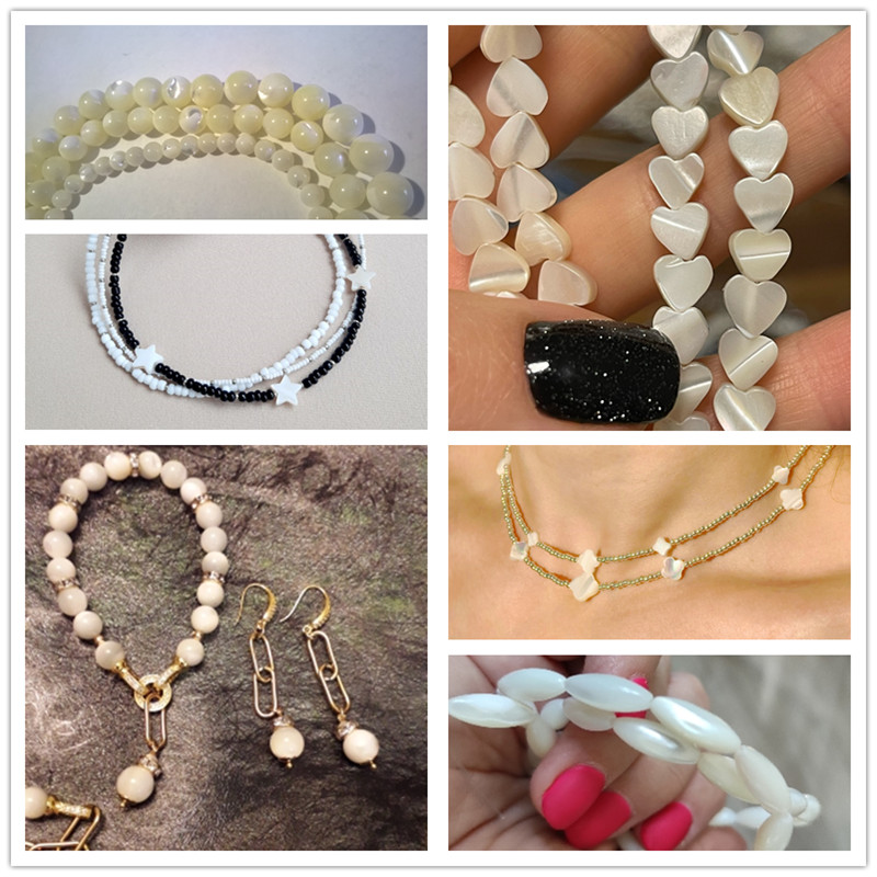 Cuentas de concha de nácar de  - Jewelry Making Using Beads reseña y precio