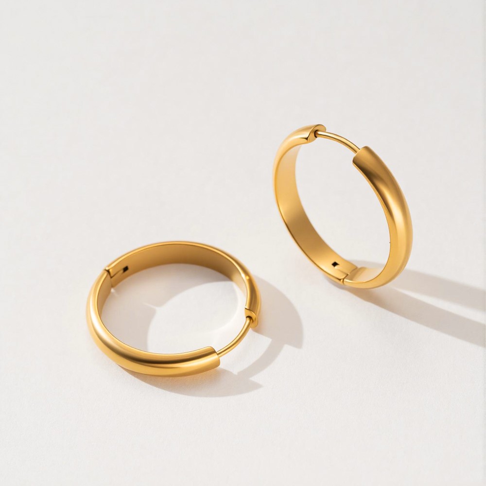 4 piezas de aros redondos de a - Jewelry Making Hoops reseña y precio