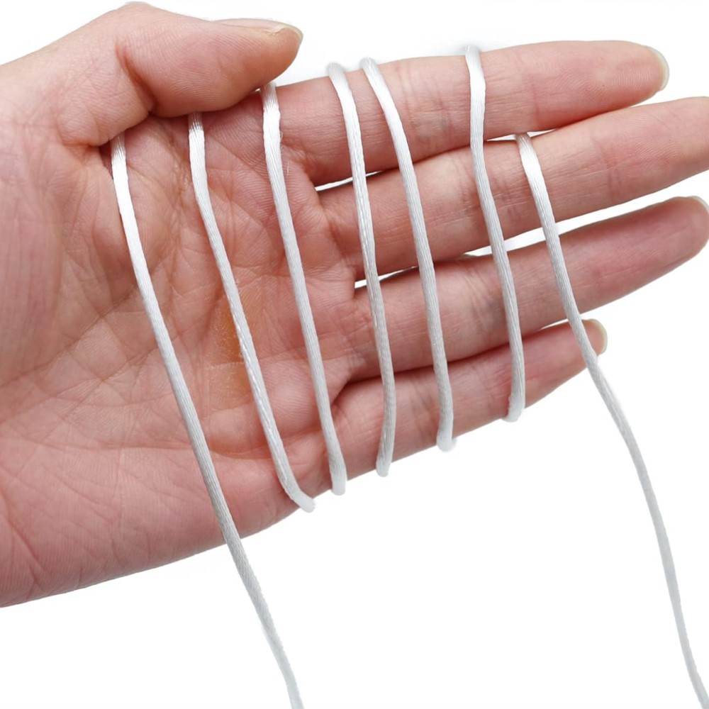 Cordón satinado de nailon de 0 - Jewelry Making Knots reseña y precio