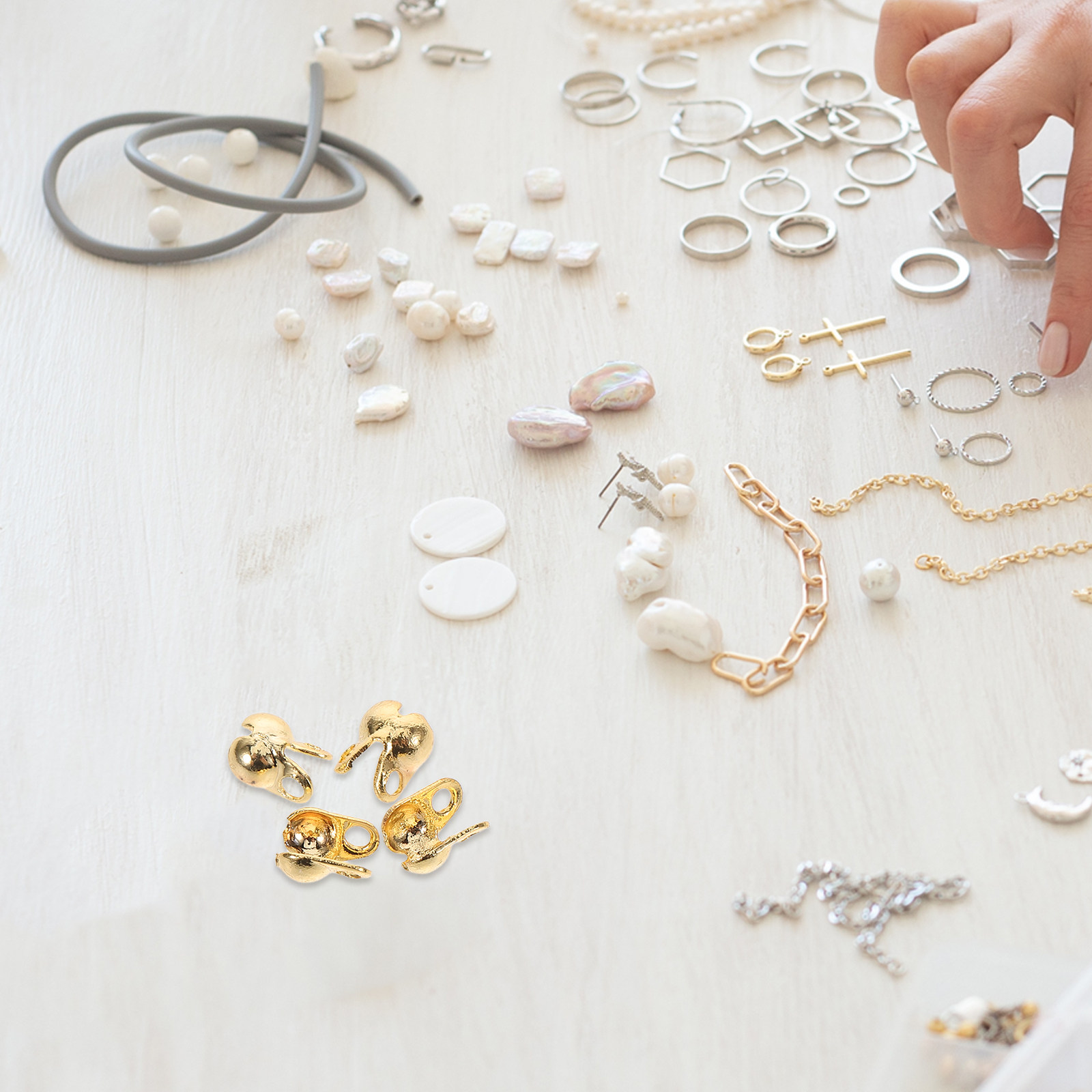 150 piezas de hebillas termina - Jewelry Making Knots reseña y precio