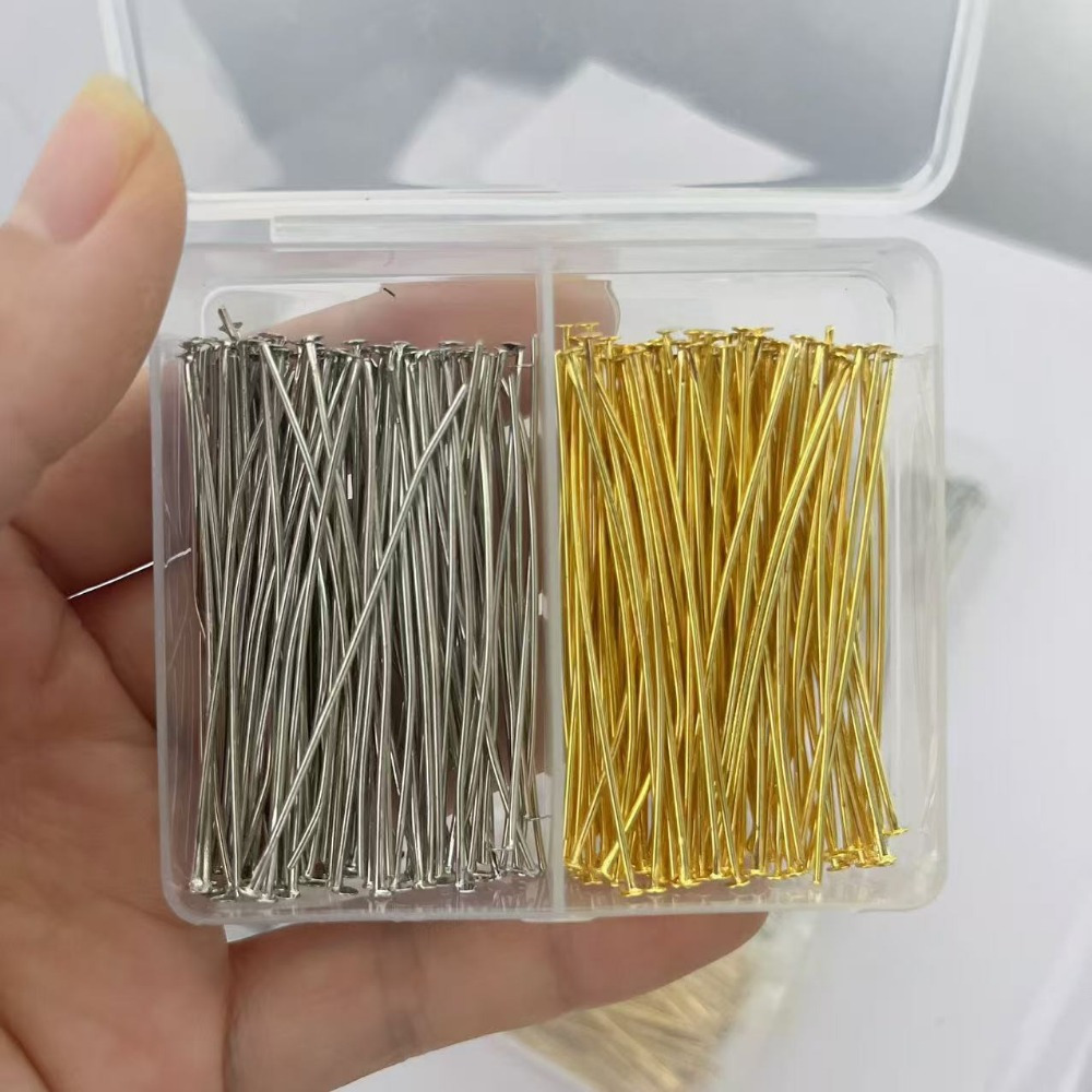 200 agujas de cabeza de hierro - Jewelry Making Head Pins reseña y precio