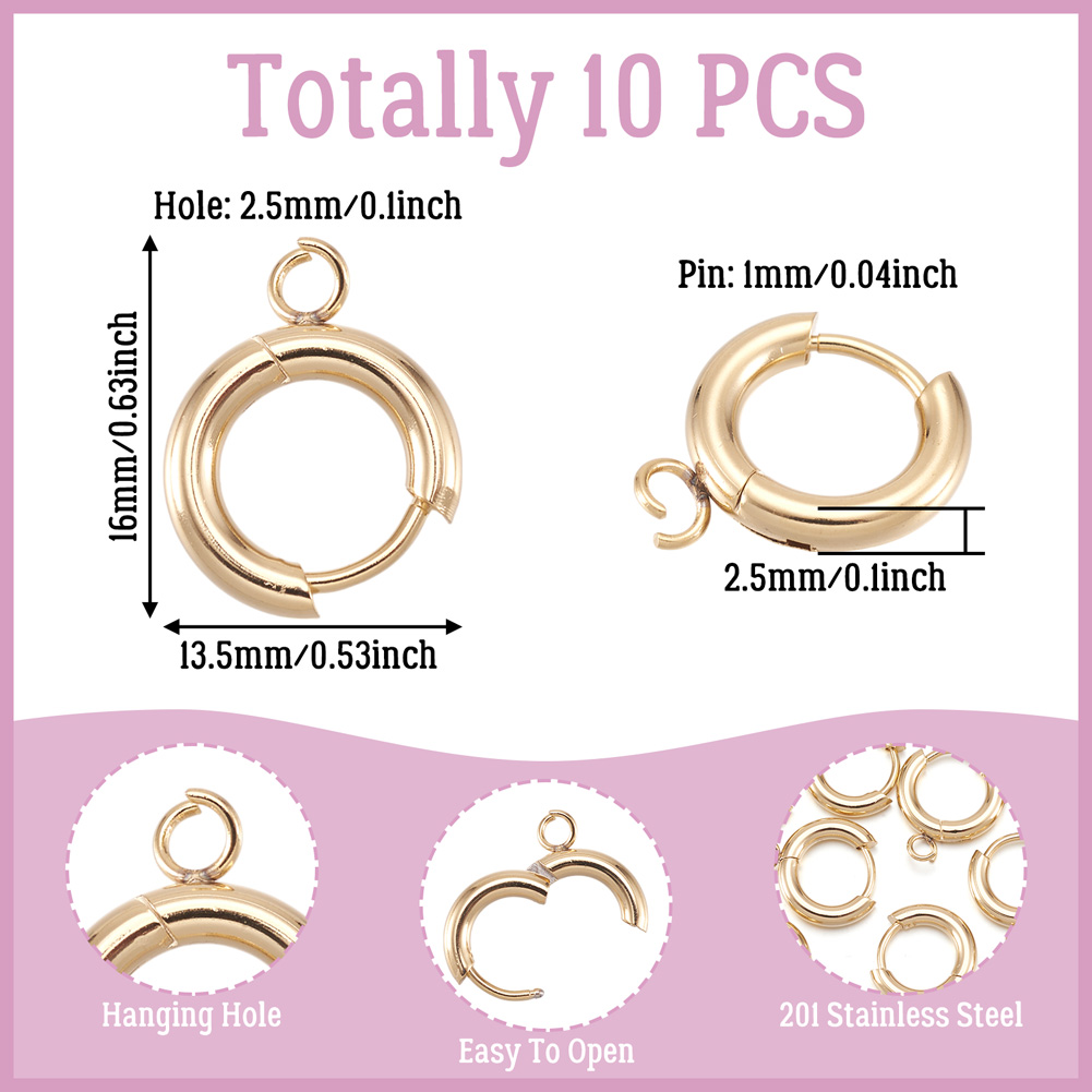 10 piezas de ganchos para pend - Jewelry Making Knots reseña y precio