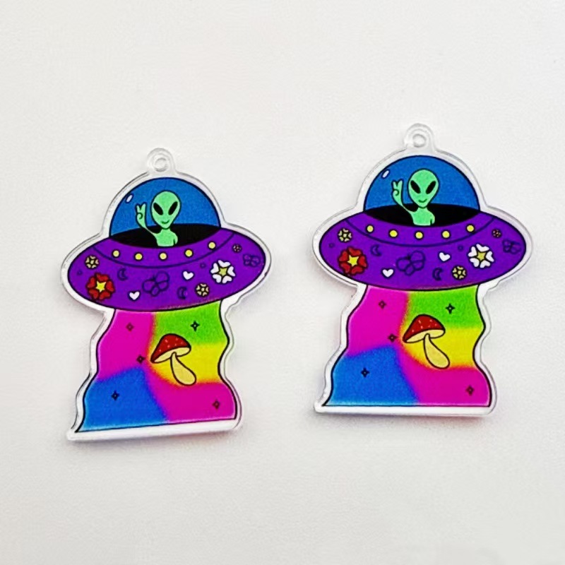 10 piezas de colgantes de acrí - Jewelry Making For Birthday Party reseña y precio