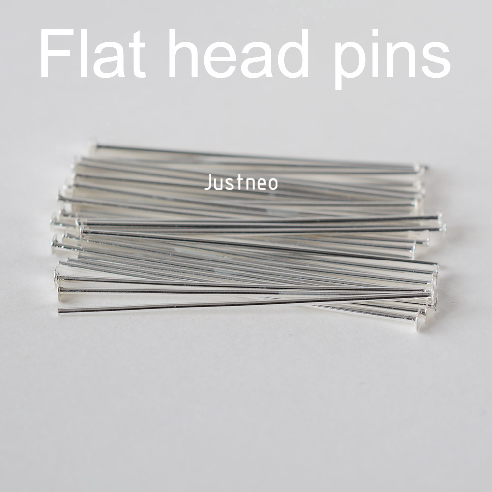 Alfileres de cabeza plana de p - Jewelry Making Head Pins reseña y precio