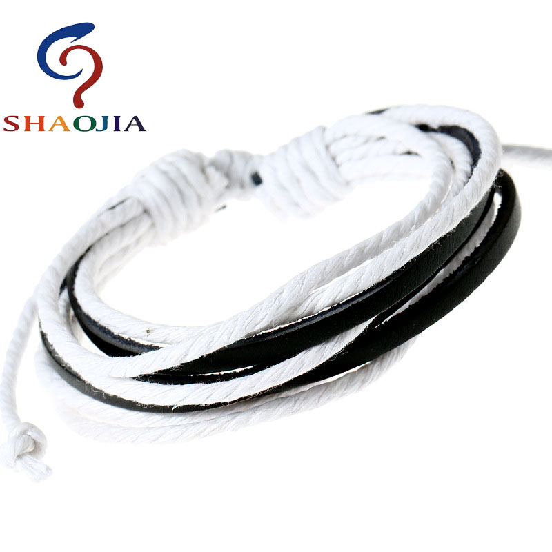 SHAOJIA-pulsera trenzada de cu - Jewelry Making Singapore reseña y precio