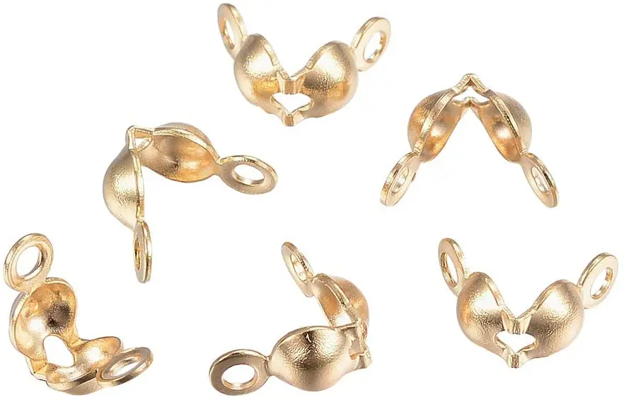 Puntas de cuentas de acero ino - Jewelry Making Knots reseña y precio