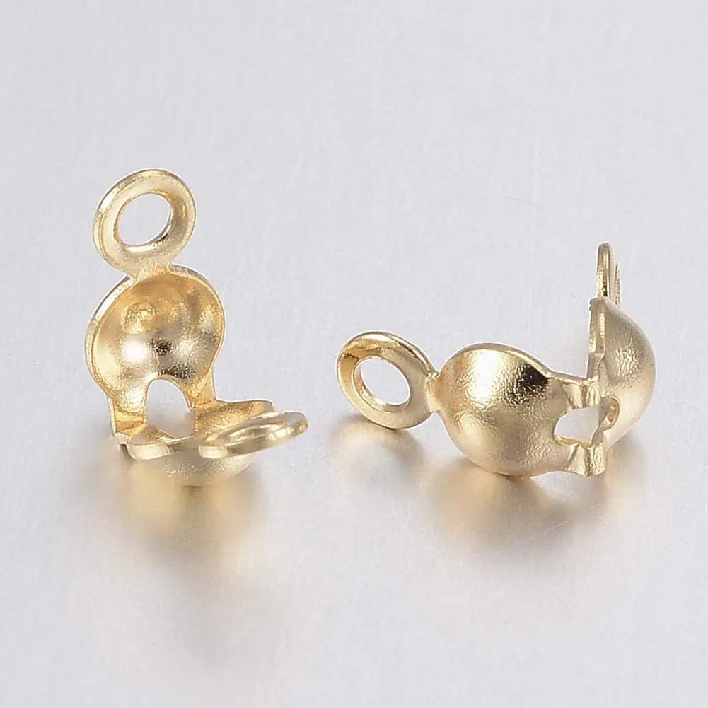 Puntas de cuentas de acero ino - Jewelry Making Knots reseña y precio