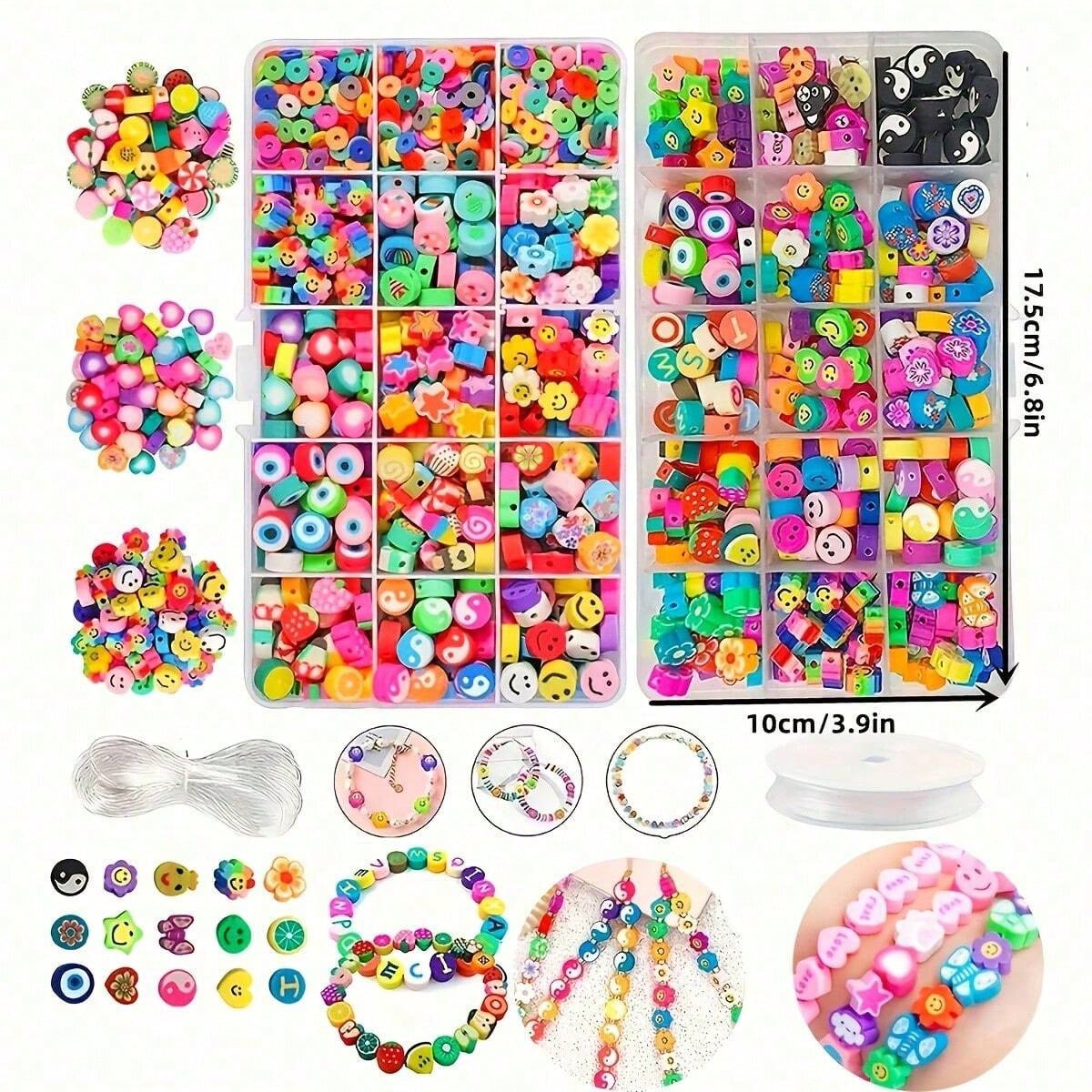 Juego de 1450/1200/250 Piezas  - Jewelry Making For Birthday Party reseña y precio