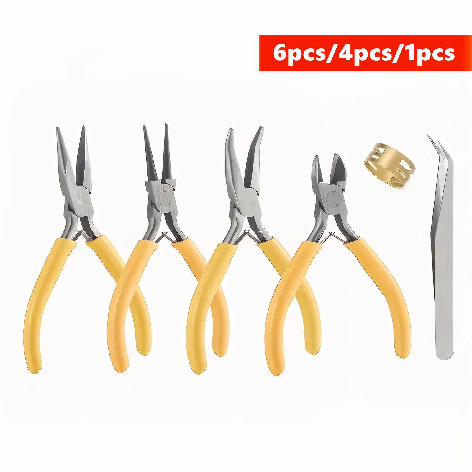 Juego de 6/4/1 Piezas de Alica - Jewelry Making Needle Nose Pliers reseña y precio
