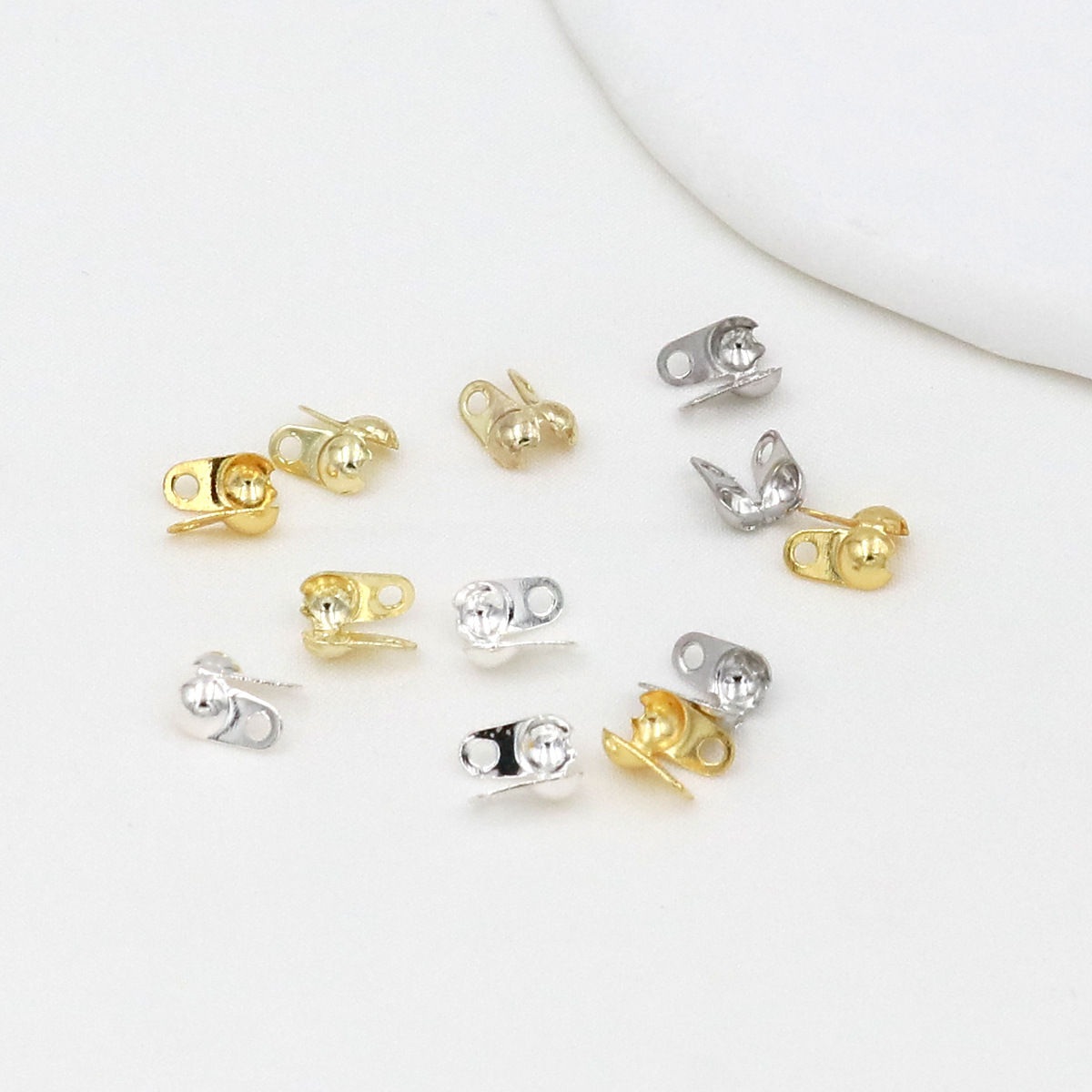 Puntas de Calotte Chapadas en  - Jewelry Making Knots reseña y precio