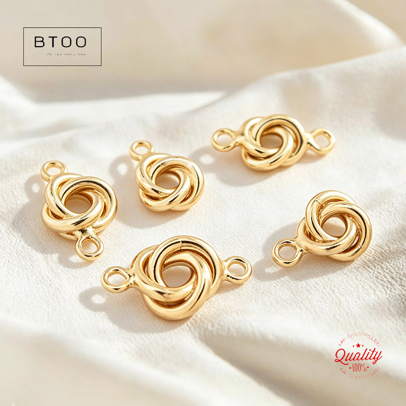 Colgante de nudo de amor de or - Jewelry Making Knots reseña y precio