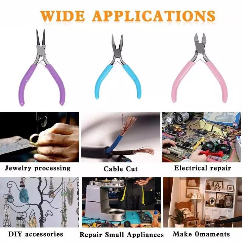 【L】1/3PCS Juego de Alicates pa - Jewelry Making Needle Nose Pliers reseña y precio