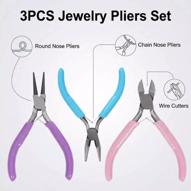 【L】1/3PCS Juego de Alicates pa - Jewelry Making Needle Nose Pliers reseña y precio