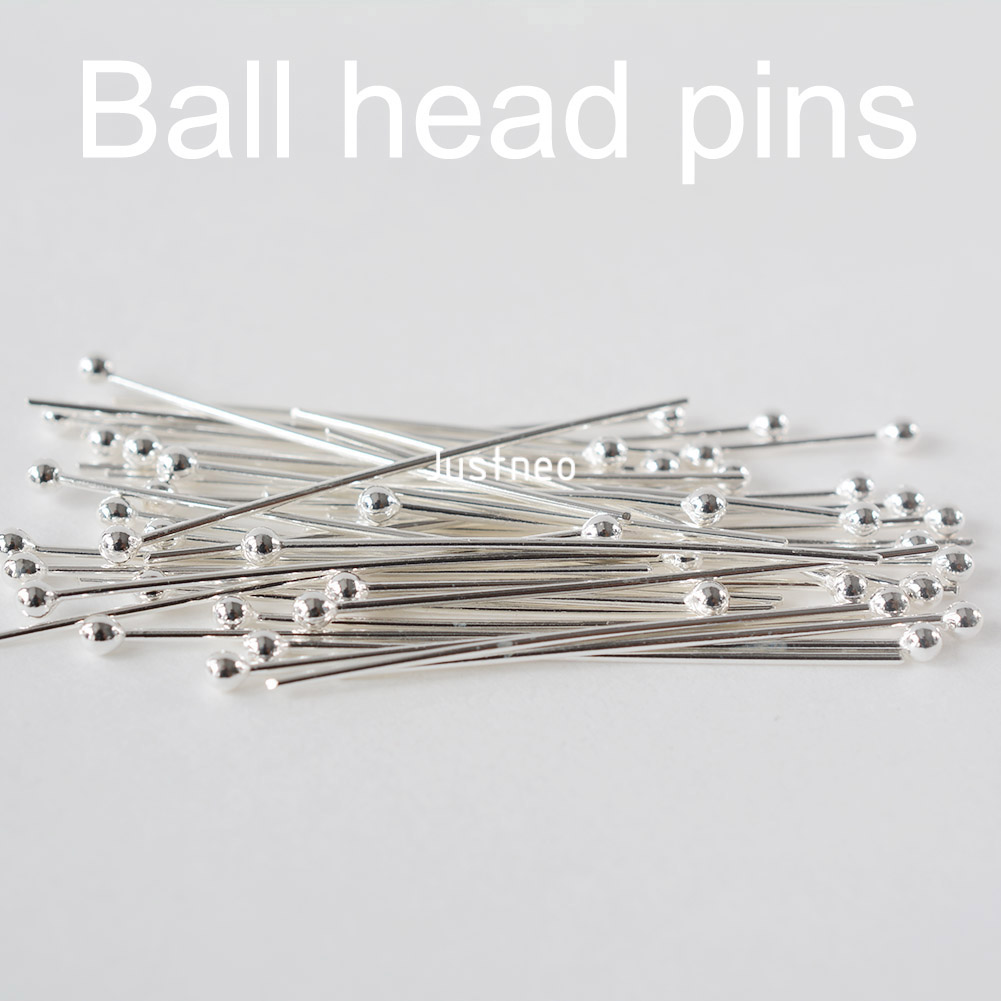 Alfileres de Plata de Ley 925  - Jewelry Making Head Pins reseña y precio