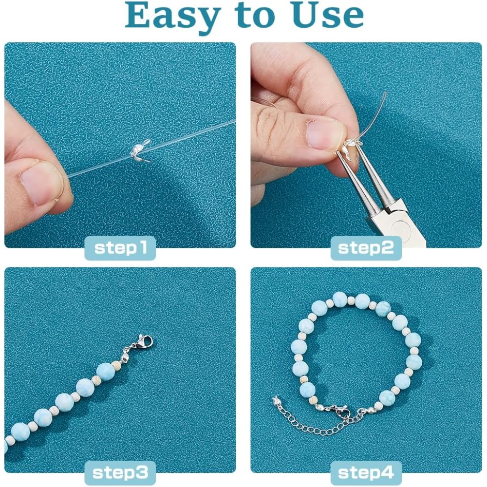 300 Uds 3,5mm 304 puntas de cu - Jewelry Making Knots reseña y precio