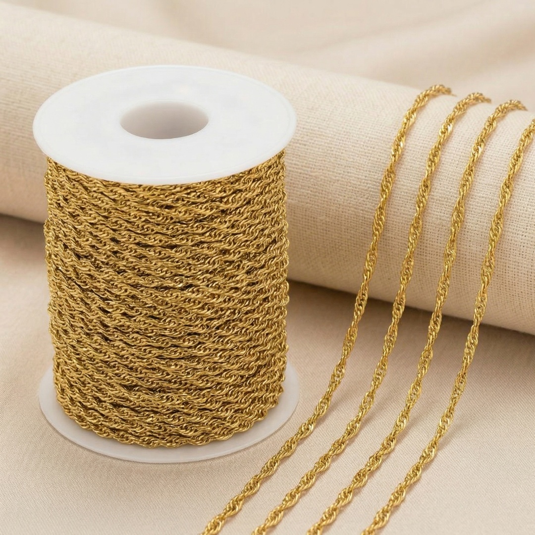 Cadena de Acero Inoxidable Dor - Jewelry Making Singapore reseña y precio