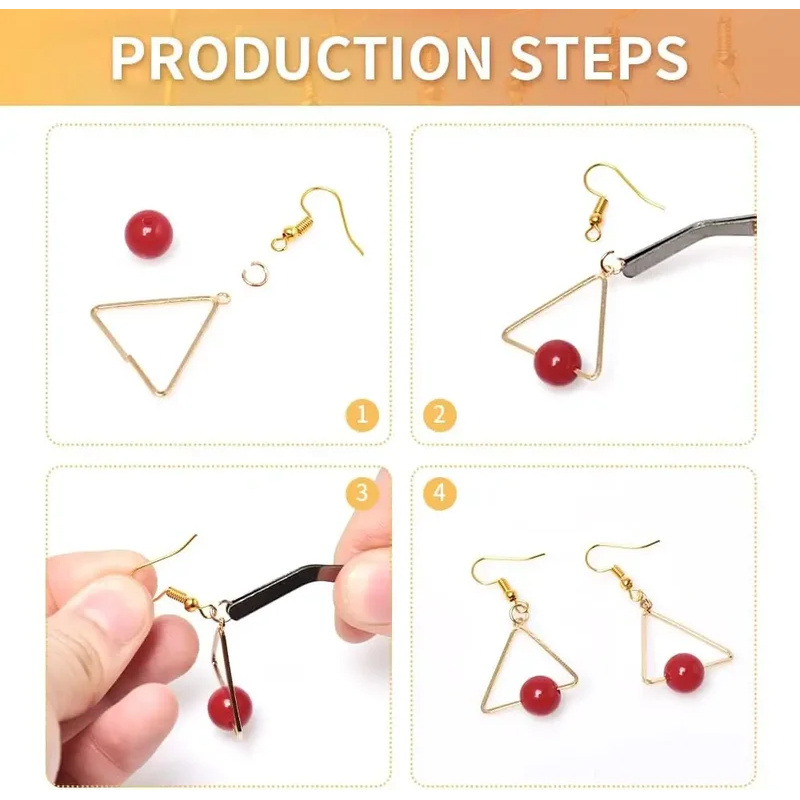 100/500 Uds DIY pendientes hal - Jewelry Making Findings reseña y precio