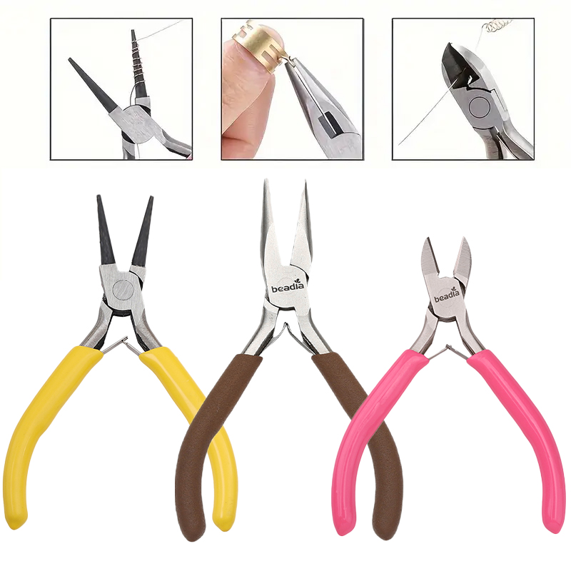 Juego de alicates para hacer j - Jewelry Making Needle Nose Pliers reseña y precio