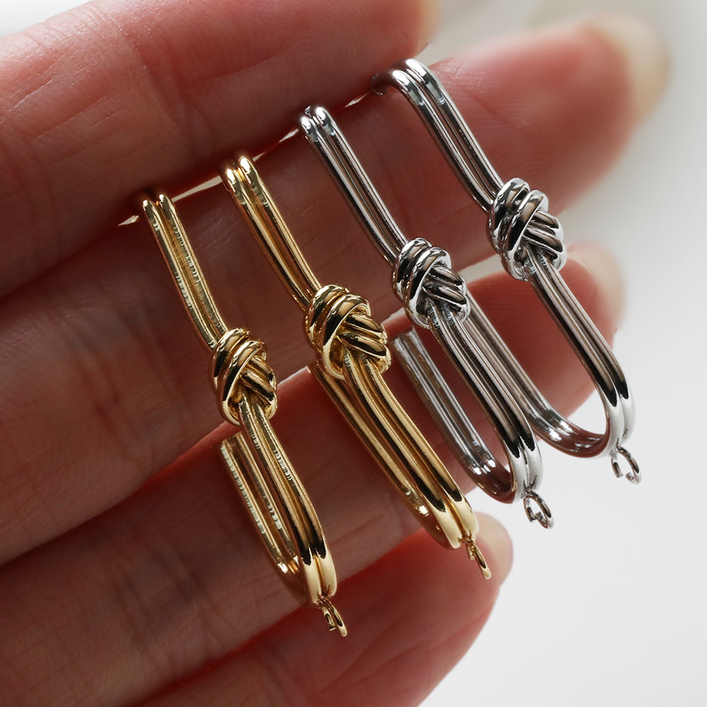 Pendientes delicados anudados  - Jewelry Making Knots reseña y precio