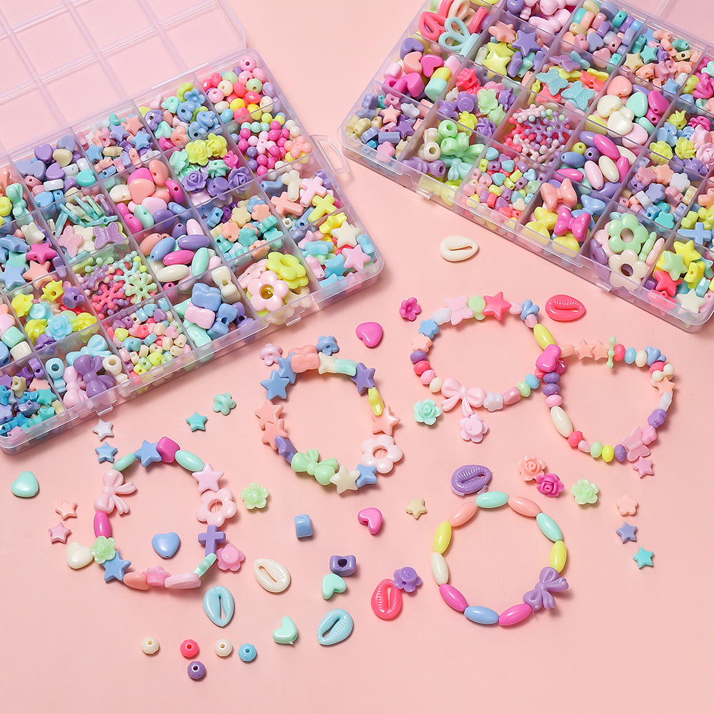 1 Caja de Cuentas de Acrílico  - Jewelry Making For Birthday Party reseña y precio